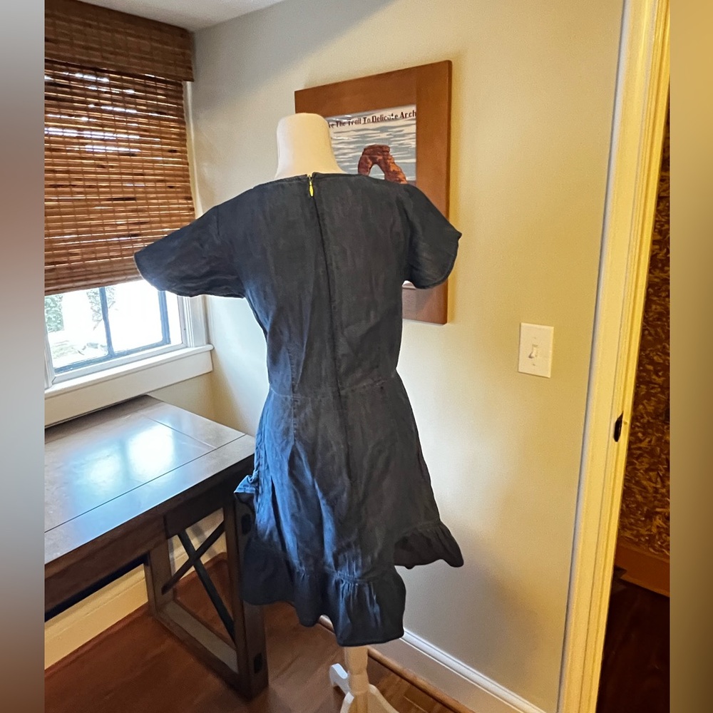 Draper James Flutter Chambray Dress - image 4